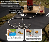 NNEOBA Ultralight Folding Infrared Mini Camping Stove Silver