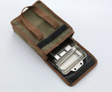 NNEOBA Portable Thickened Camping Frying Pan Silver