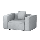 NNEDSZ Artiss Modular Sofa Chaise Set 1-Seater Grey