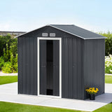 NNEDSZ Giantz Garden Shed Outdoor Storage 2.15x1.3M Tool Workshop House Shelter Sliding Door
