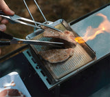 NNEOBA Portable Thickened Camping Frying Pan Silver