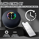 NNEOBA Bluetooth Mini Speaker with LED Lights Black