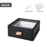 NNEOBA Multi-Functional Camping Stove Grill Black