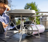 NNEOBA Butterfly Portable Folding Gas Stove Silver