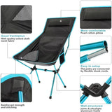 NNEOBA Ultra-Light Folding Camping Chair Blue