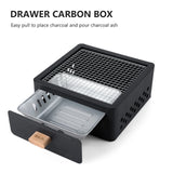 NNEOBA Multi-Functional Camping Stove Grill Black