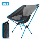 NNEOBA Premium Foldable Camping Chair Blue