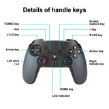 Switch Pro Wireless Gamepad With Dual Motors And Turbo-1915196896759123973