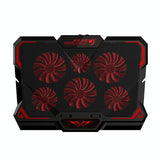6-Fan Usb Gaming Laptop Cooler With Ports-1915196969899397121