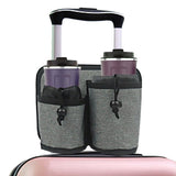 Travel Cup Holder For Luggage - Gray-1915196897128222726