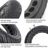 Solid Honeycomb 10X2.5 Explosion-Proof Tire For Ninebot Max G30 Scooter - Black-1915196890123735045