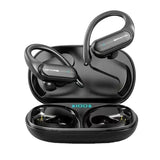 Waterproof Wireless Bluetooth Earphones With Led Display - Black-1915196893315600384