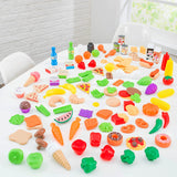 NNEDSZ Tasty Treats Play Food Set for kids (115 pcs)