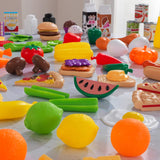 NNEDSZ Tasty Treats Play Food Set for kids (115 pcs)