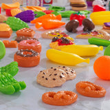 NNEDSZ Tasty Treats Play Food Set for kids (115 pcs)