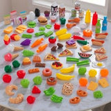 NNEDSZ Tasty Treats Play Food Set for kids (115 pcs)
