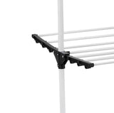 NNEDSZ CARLA HOME Folding 3 Tier Clothes Laundry Drying Rack with Stainless Steel Tubes for Indoor & Outdoor Home