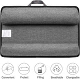 NNEDSZ Portable Laptop Desk with Device Ledge, Mouse Pad and Phone Holder for Home Office (Silver, 40cm)