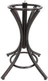 NNEDSZ Brown Coat Rack with Stand Wooden Hat and 12 Hooks Hanger Walnut tree