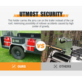 NNEDSZ 20L Jerry Can Holder Galvanized Steel 4x4 Camper Trailer Caravan Offroad AU