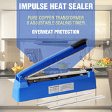 NNEDSZ 300mm Impulse Heat Sealer Sealing SAA Machine Electric Plastic Poly Bag