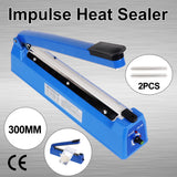 NNEDSZ 300mm Impulse Heat Sealer Sealing SAA Machine Electric Plastic Poly Bag