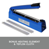 NNEDSZ 300mm Impulse Heat Sealer Sealing SAA Machine Electric Plastic Poly Bag