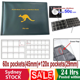 NNEDSZ 180 Coin Holder Collection Storage Collecting Money Penny Pockets Album Book AU