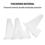 NNEDSZ 20pcs S Acrylic Clear Stand for Trading Card PSA Pokemon Card Holders Stand