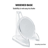 NNEDSZ 20pcs S Acrylic Clear Stand for Trading Card PSA Pokemon Card Holders Stand