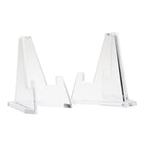 NNEDSZ 20pcs S Acrylic Clear Stand for Trading Card PSA Pokemon Card Holders Stand
