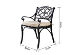 NNEDSZ MARCO ALUMINIUM CHAIR(one pair)