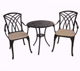 NNEDSZ MAURITIUS CAST ALUMINIUM 3 PCS SETTING