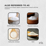 NNEDSZ 20Kg MSM Powder or Crystals Tub - 99% Pure Methylsulfonylmethane Dimethyl Sulfone