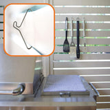 NNEDSZ 10 Pack 155-165mm (6-6.5") Brick Hooks - Wall Clips Hangers For Pictures Plants