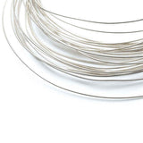 NNEDSZ 20cm Sterling Silver 0.8mm - Medium Round Wire Rod 20 Gauge Fine Jewellery