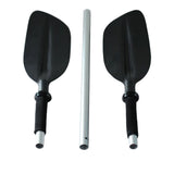NNEDSZ 2.2M Kayak Paddle - Curved Blade Position Shift Oar Aluminium Shaft