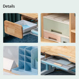 NNEDSZ Solid Rubber Wood Height Adjustable Children Kids Ergonomic Blue  Study Desk Chair Set  120cm AU