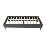 NNEDSZ Bed Frame Mattress Foundation (Dark Grey) – Double