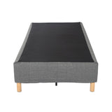 NNEDSZ Metal Bedframe Mattress Foundation (Dark Grey) – Double