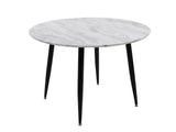 NNEDSZ Round MDF Marbling Dining Table