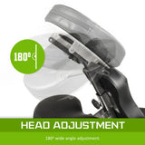 NNEDSZ Aluminium Portable Beauty Massage Foldable Chair Table BLACK