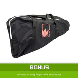 NNEDSZ Aluminium Portable Beauty Massage Foldable Chair Table BLACK