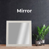 NNEDSZ Foxglove Dresser Mirror Vanity Dressing Table Mountain Ash Wood Frame - White