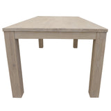 NNEDSZ Foxglove Dining Table 150cm Solid Mt Ash Wood Home Dinner Furniture - White