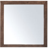 NNEDSZ Catmint Dresser Mirror Vanity Dressing Table Solid Pine Wood Frame - Grey Stone