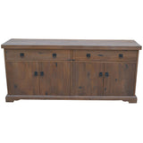 NNEDSZ Florence  Buffet Table 180cm 2 Door 4 Drawer Solid Mango Timber Wood