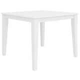 NNEDSZ Daisy Dining Table 100cm Solid Acacia Timber Wood Hampton Furniture - White
