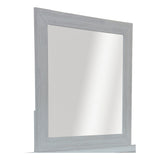 NNEDSZ Myer Dresser Mirror Vanity Dressing Table Solid Mindi Wood Frame White Wash