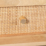 NNEDSZ Martina Coffee Table 115cm Solid Mango Timber Wood Rattan Furniture